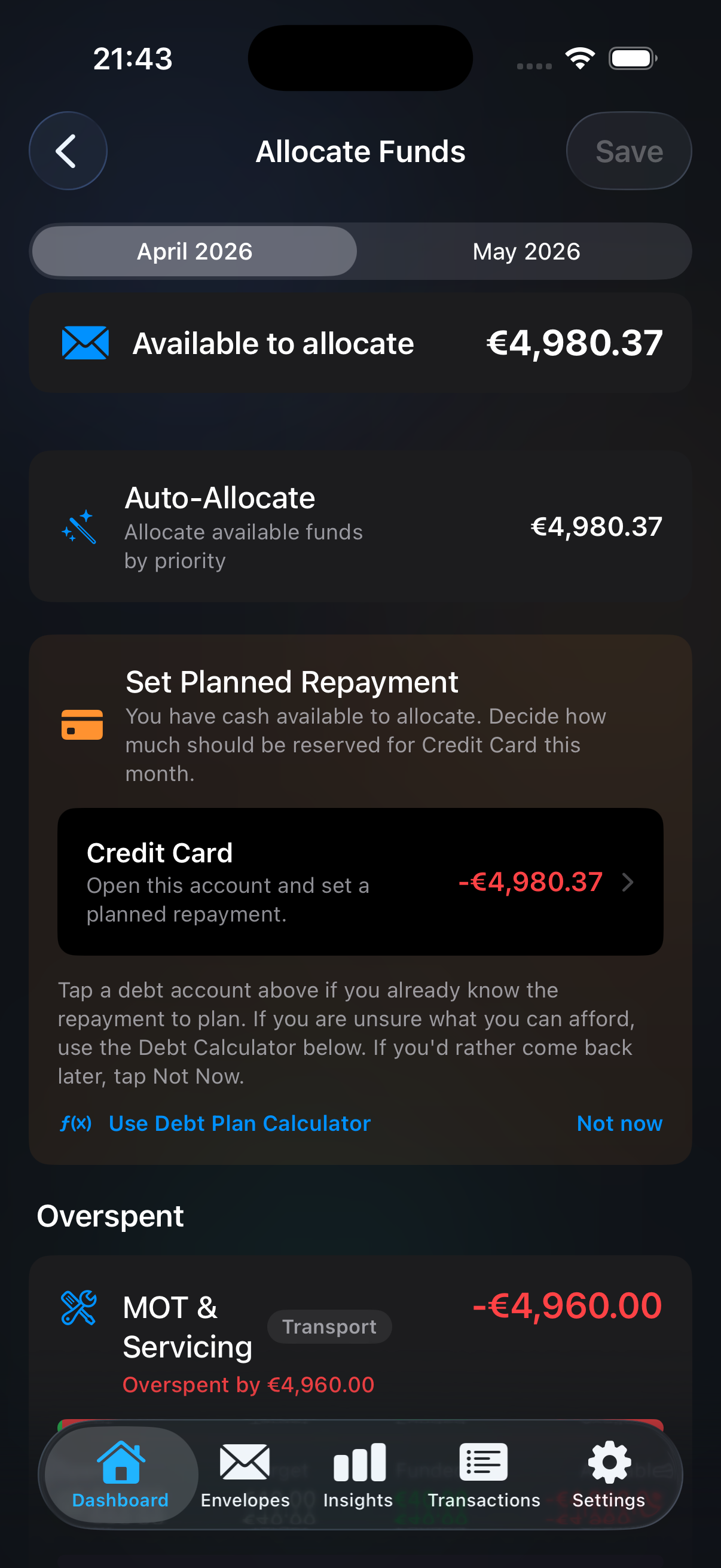 ourBudget Screenshot 11