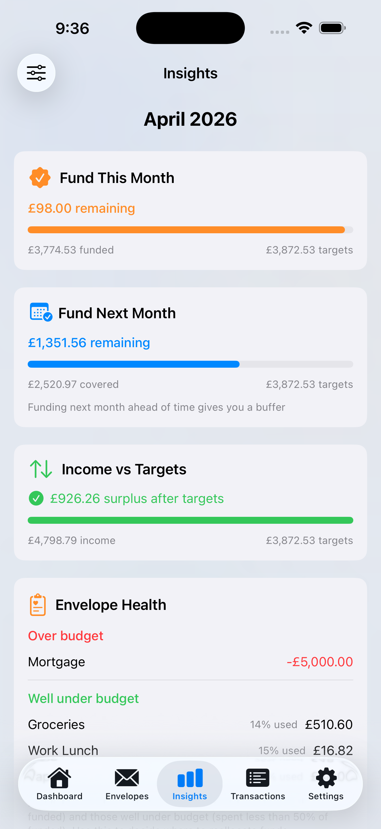 ourBudget Screenshot 9